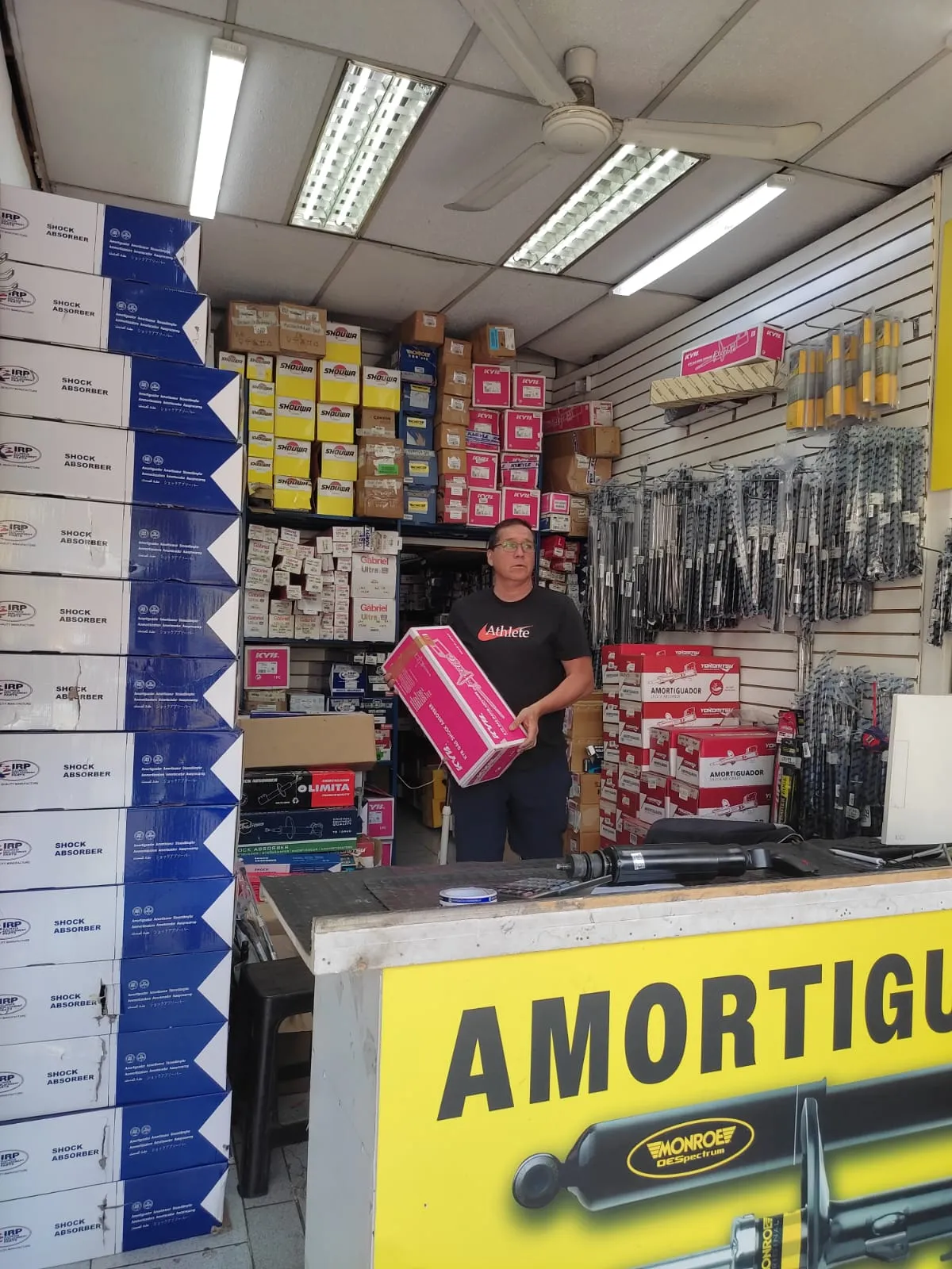 Villaseca en su nueva pega / Foto: cedida.