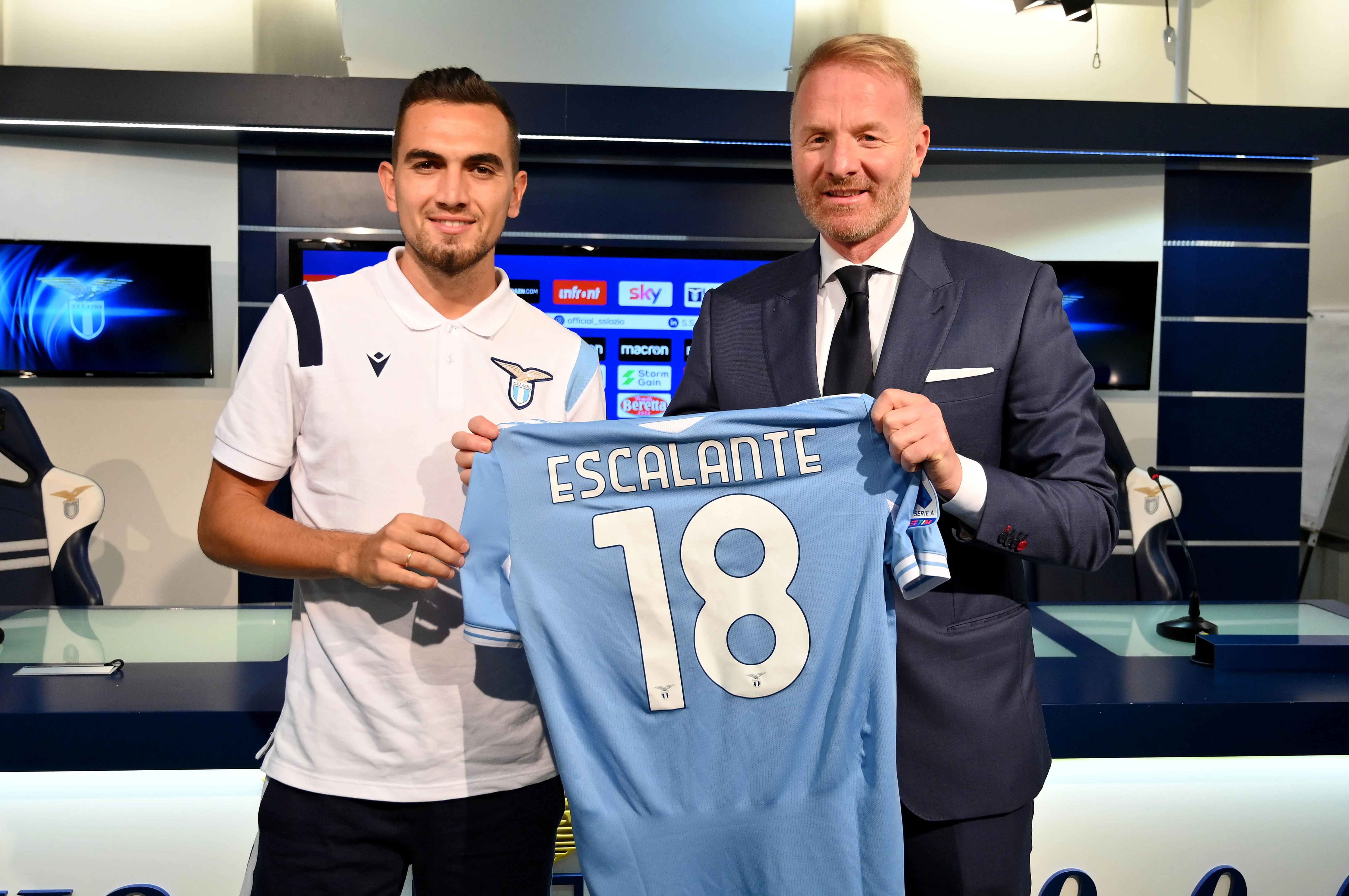 Gonzalo EScalante jugó en la Lazio y reforzó a La Serena para 2026. (Marco Rosi – SS Lazio/Getty Images).