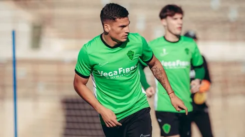 Lucas Cepeda tuvo su primer entrenamiento junto al Elche.