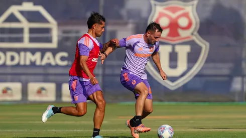 Octavio Rivero no entrenó el lunes con Universidad de Chile.