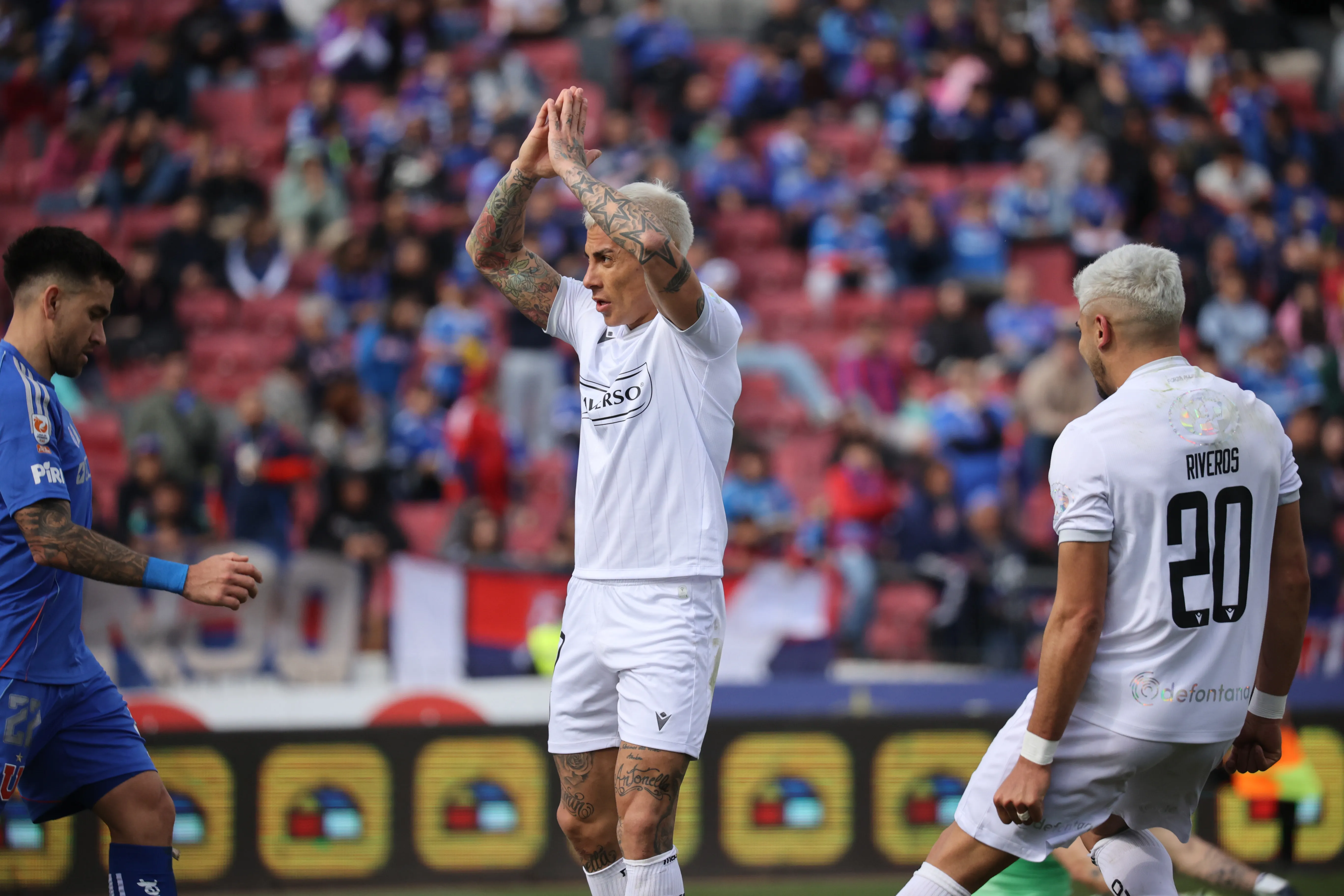 La última vez que jugaron Universidad de Chile y Audax Italiano (Foto: Dragomir Yankovic/Photosport)