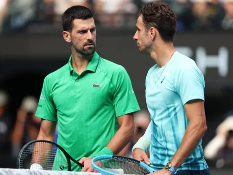 ¡Impacto en el Australian Open! Djokovic gana cuando iba perdiendo