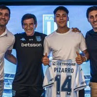 A Damián Pizarro se le sale un chilenismo al ser presentado en Racing