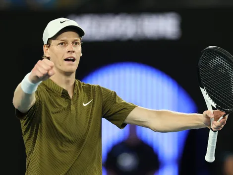 La reacción de Sinner tras la suerte de Djokovic en Australia
