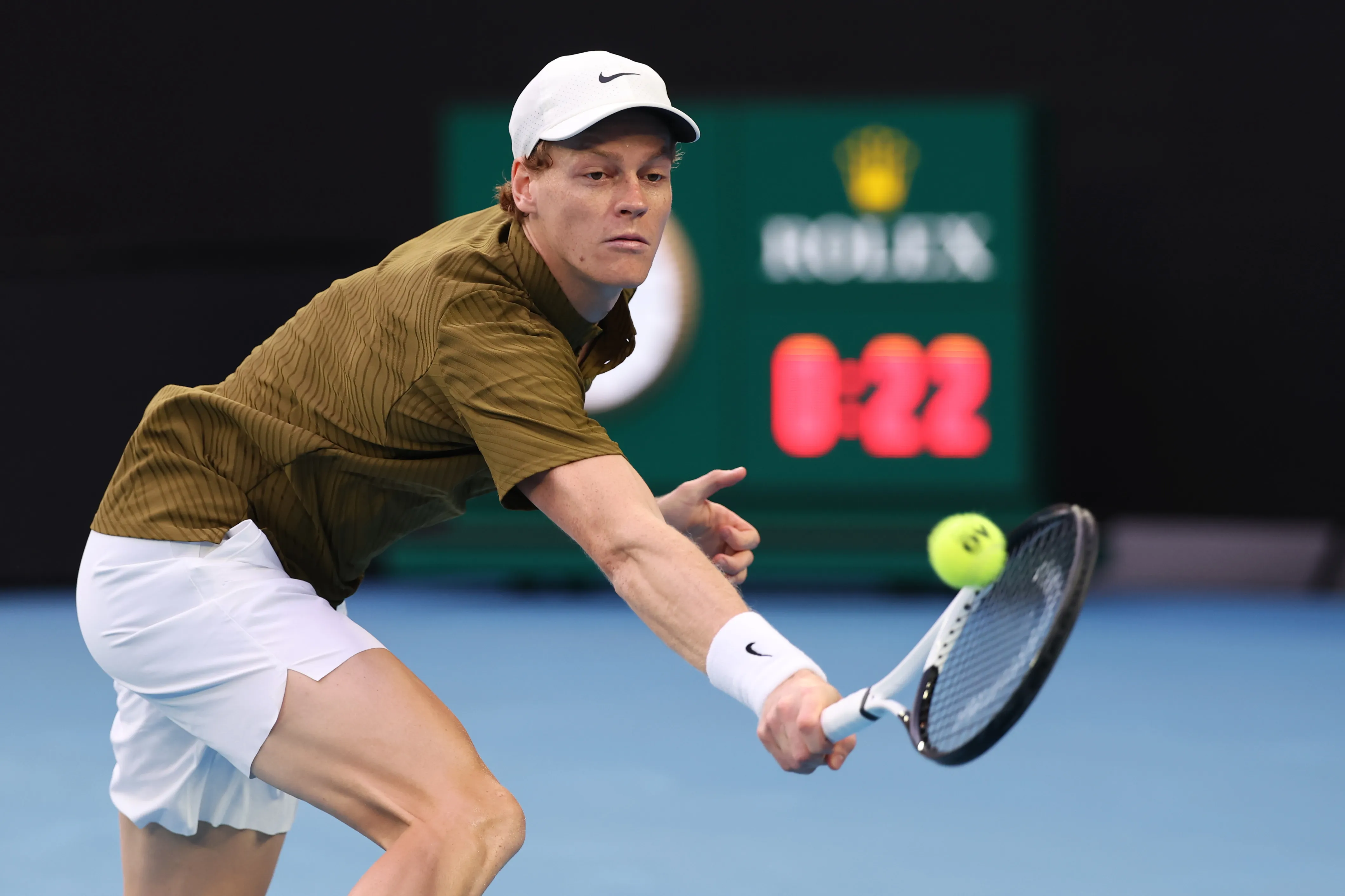 Jannik Sinner va por la final de Australia. (Photo by Phil Walter/Getty Images)