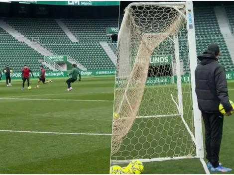 Golazo de Cepeda en práctica del Elche: lo piden de titular vs Barcelona