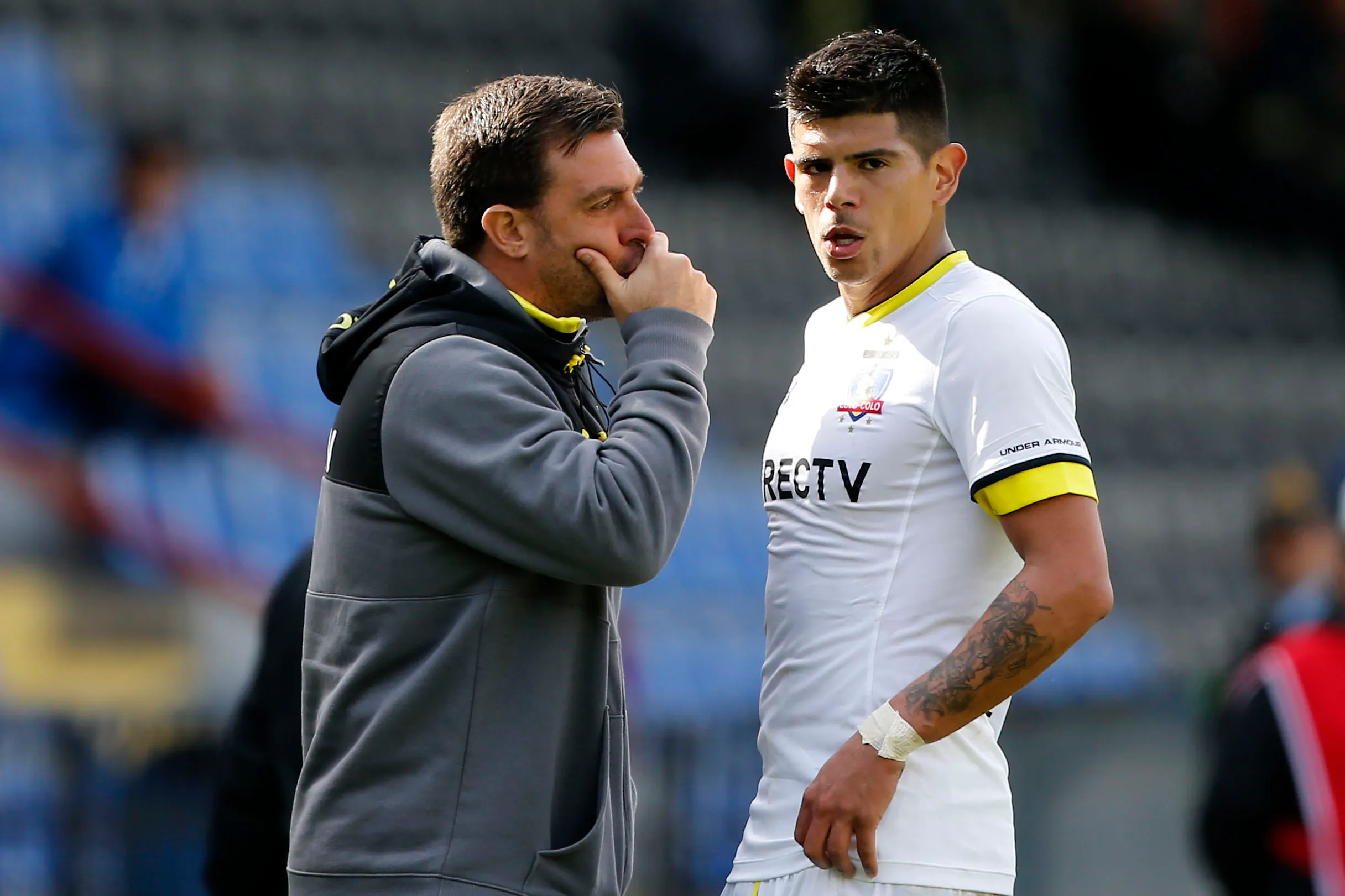 Pablo Guede tuvo a Pavez a sus órdenes en Colo Colo durante 2016. (Andres Pina/Photosport).