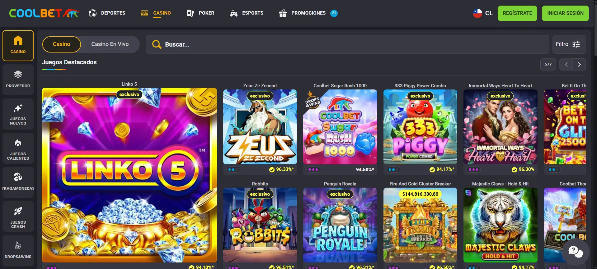 Coolbet casino chile