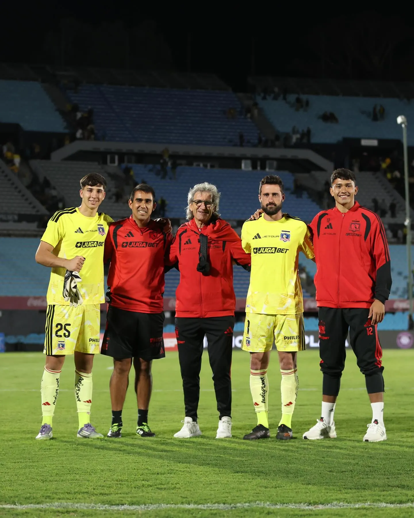 Fernando De Paul le dio su respaldo a los actuales arqueros de Colo Colo. Foto: Colo Colo.