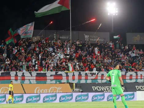 Palestino muestra el pasto sintético que instaló en La Cisterna