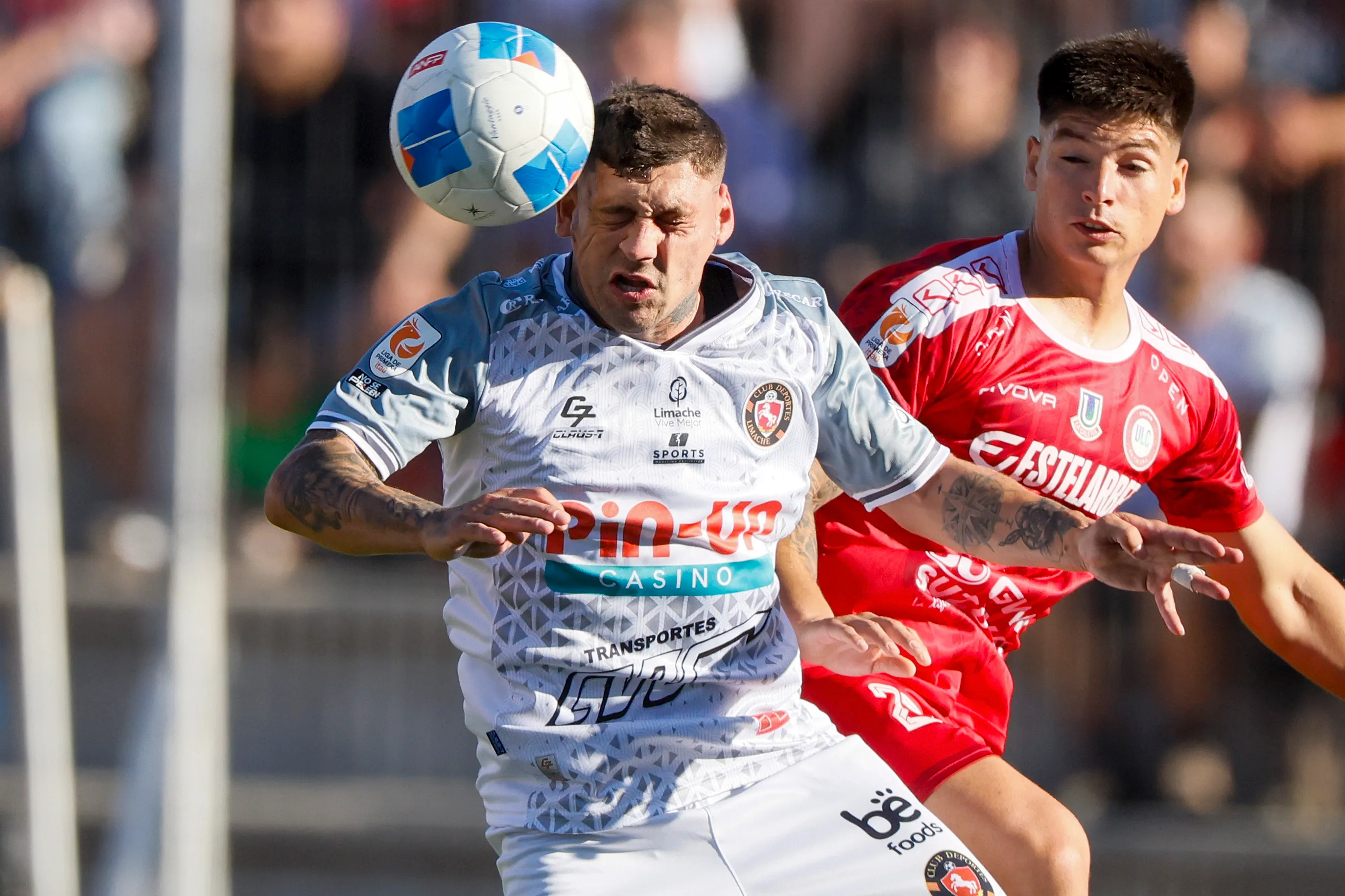 Union La Calera y Deportes Limache son los candidatos de la IA para descender a Primera B a finales del 2026. (Foto: Andres Pina/Photosport)