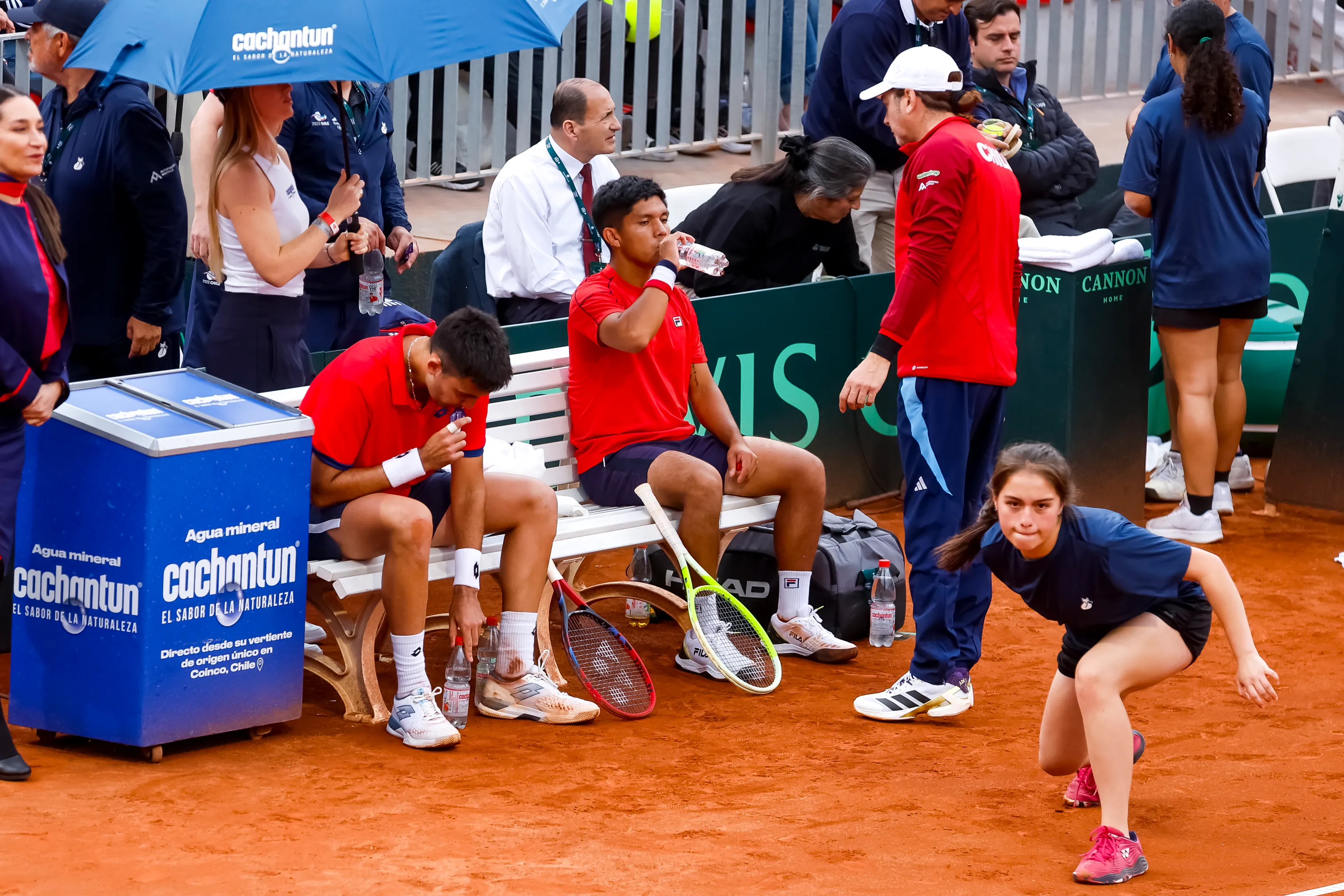 Chile disputa nuevamente la Copa Davis. Imagen: Photosport
