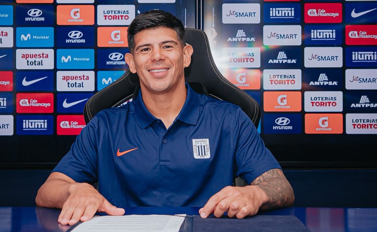 Así fue presentado Esteban Pavez en Alianza Lima: “Jerarquía y experiencia”