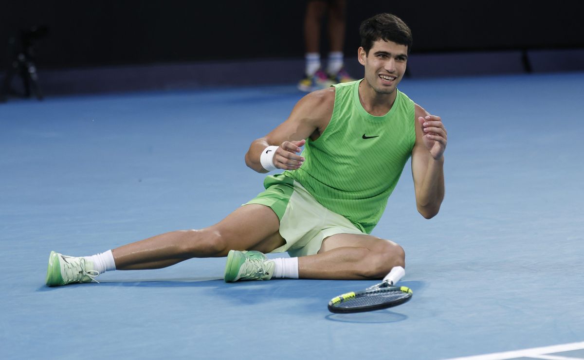 La emocionante frase de Alcaraz tras ganar un histórico partido ante Zverev en Australia: “Odio…”