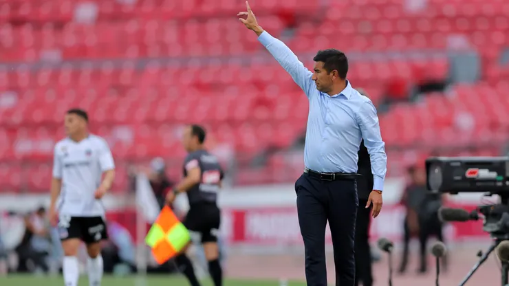 Víctor Rivero analiza el partido con Colo Colo.