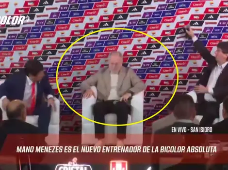 Más de 218 mil visualizaciones: Nuevo DT de Perú sufre insólito fail