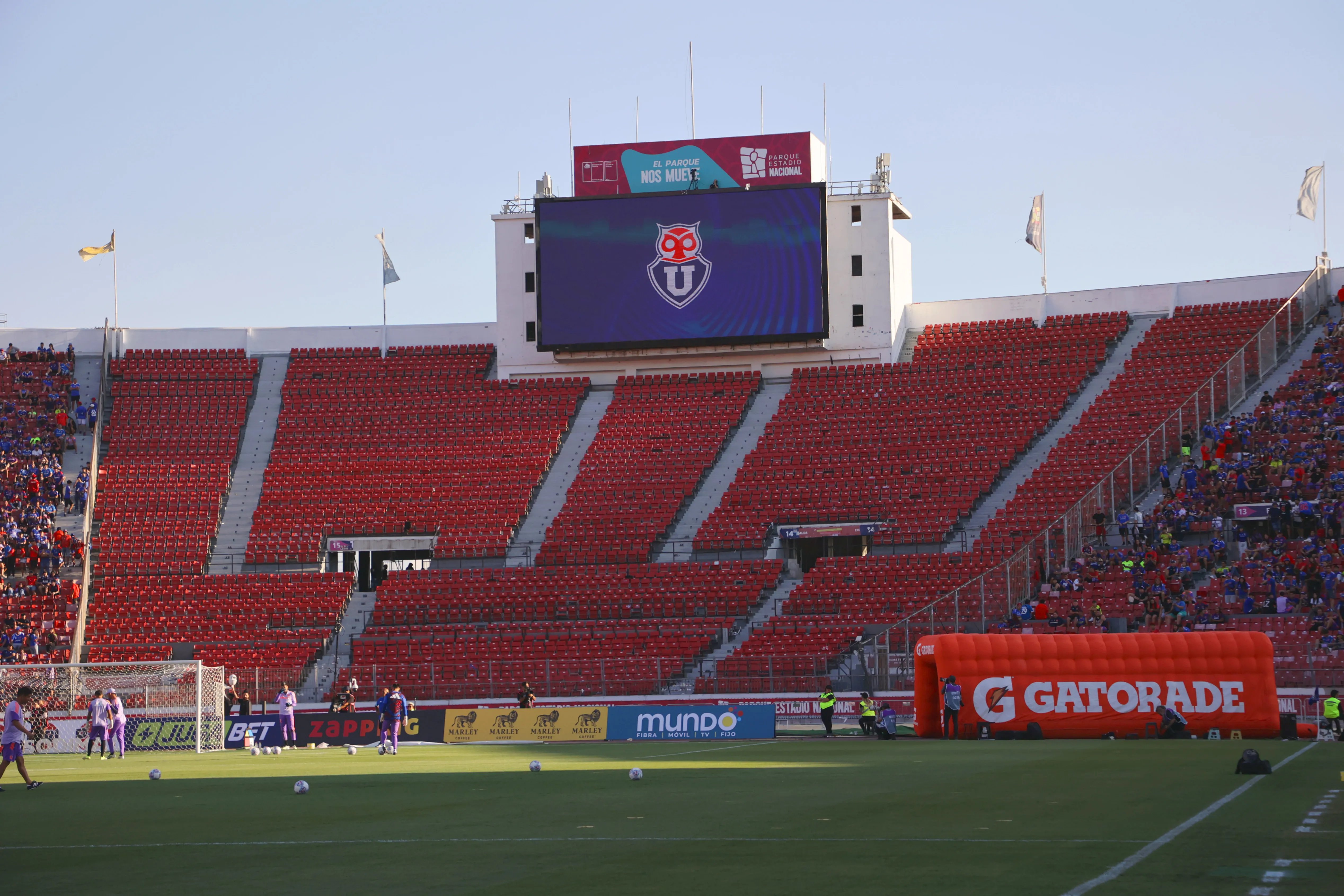 Así estuvo el Estadio Nacional a minutos del inicio del partido entre la U y Audax Italiano