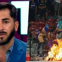 Johnny Herrera y los incidentes: "Vandalismo, no quieren a la U estos hue..."