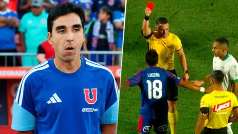 Meneghini reclamó por la roja a Lucero