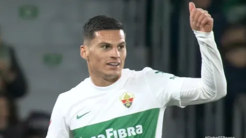 Lucas Cepeda vio sus primeros minutos en Elche.