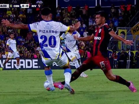 Pizarro pega flor de patada y los hinchas de Central se la aplauden