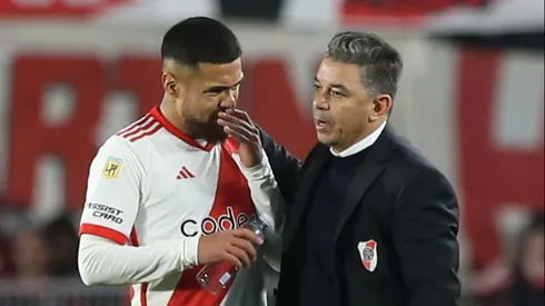 Paulo Díaz recibió buenos comentarios del Muñeco Gallardo, quien le reconoció que comienza relegado, pero que podrá tener chances si se mantiene bien.