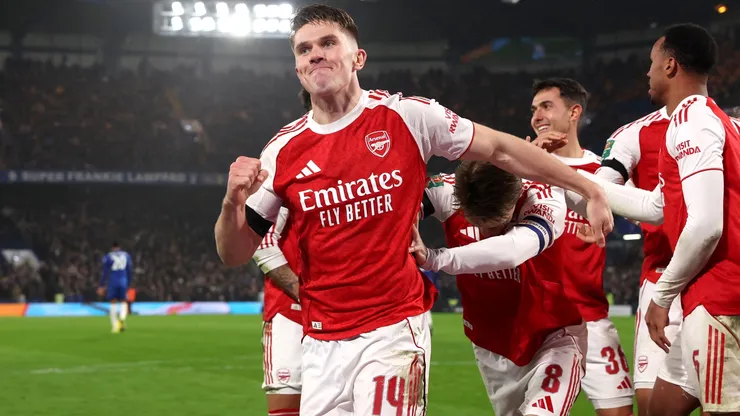 Viktor Gyökeres participó en dos de los tres goles de Arsenal ante Chelsea en la ida de la EFL Cup.