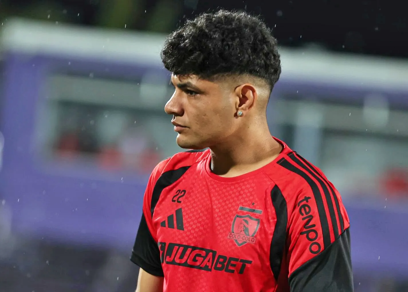 Claudio Aquino podría ser titular este sábado ante Everton. | Foto: Colo Colo.