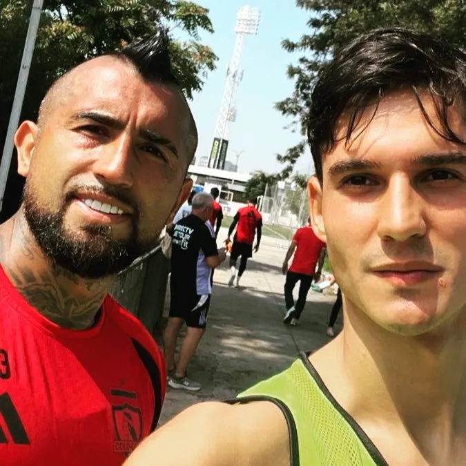 La imagen con que Darko Fiamengo se despidió de Colo Colo para partir al fútbol europeo. 