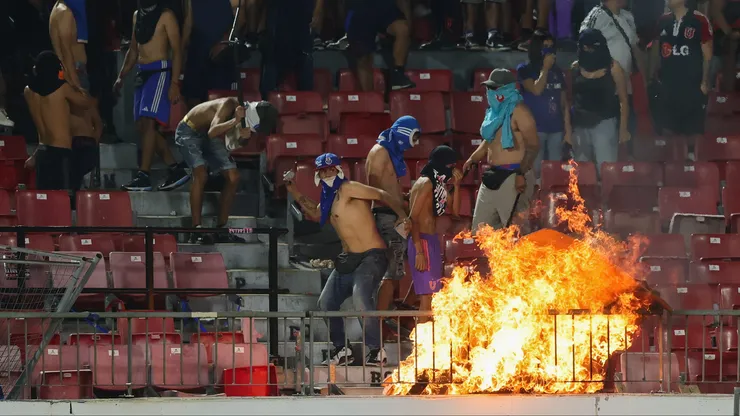 Fuertes desmanes en el Nacional.