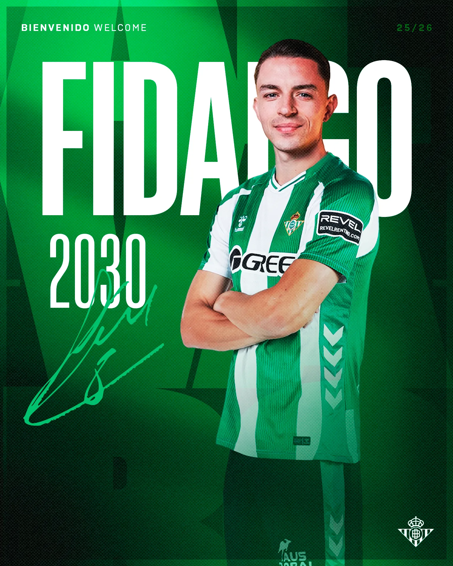 Álvaro Fidalgo fiirmó hasta 2030 en Betis.