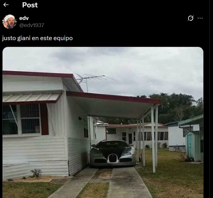 Algunos de los posteos a favor de Justo Giani (Foto: Captura de pantalla de X)