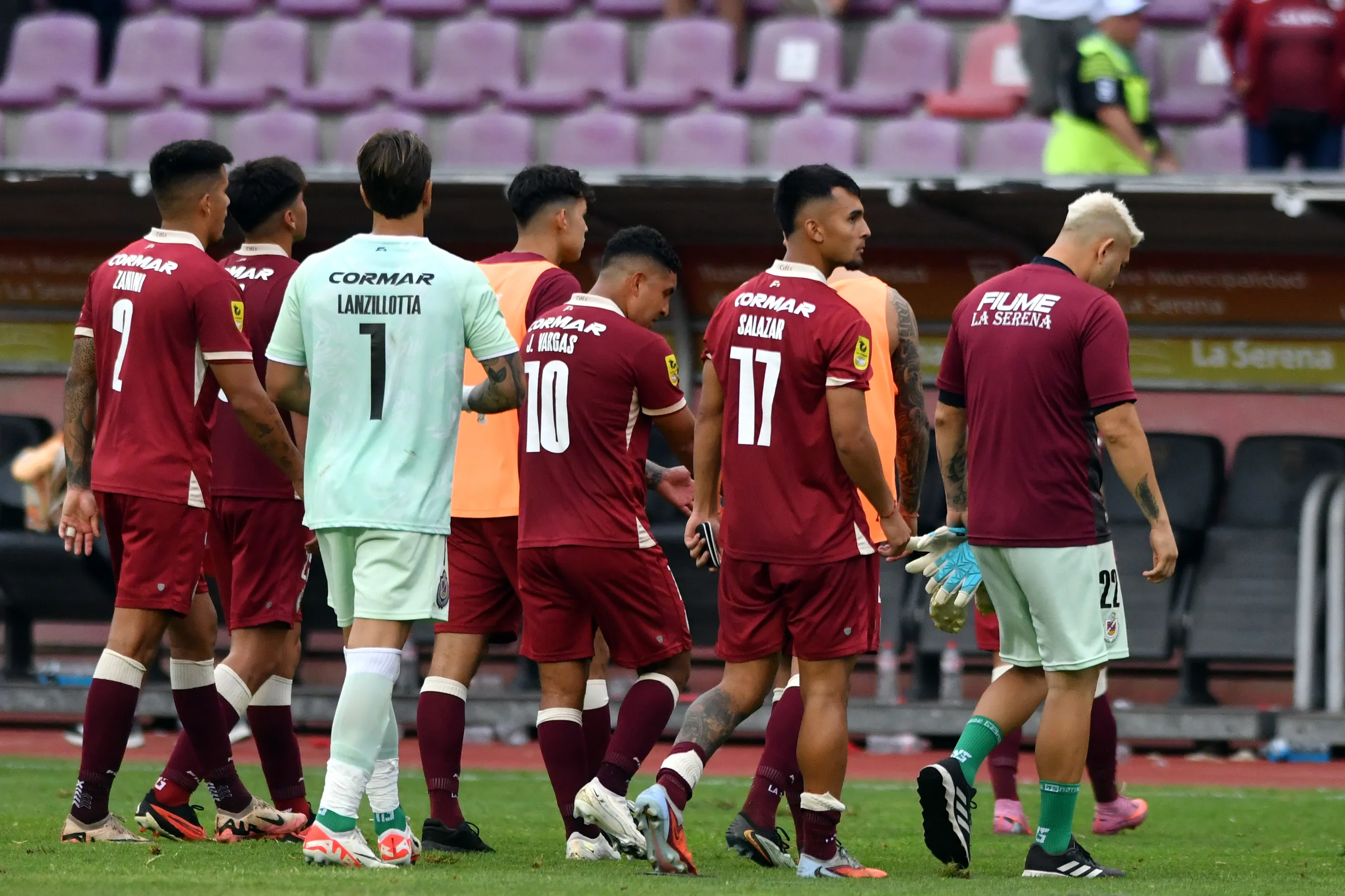 La Serena tras el empate contra Católica. (Alejandro Pizarro Ubilla/Photosport).