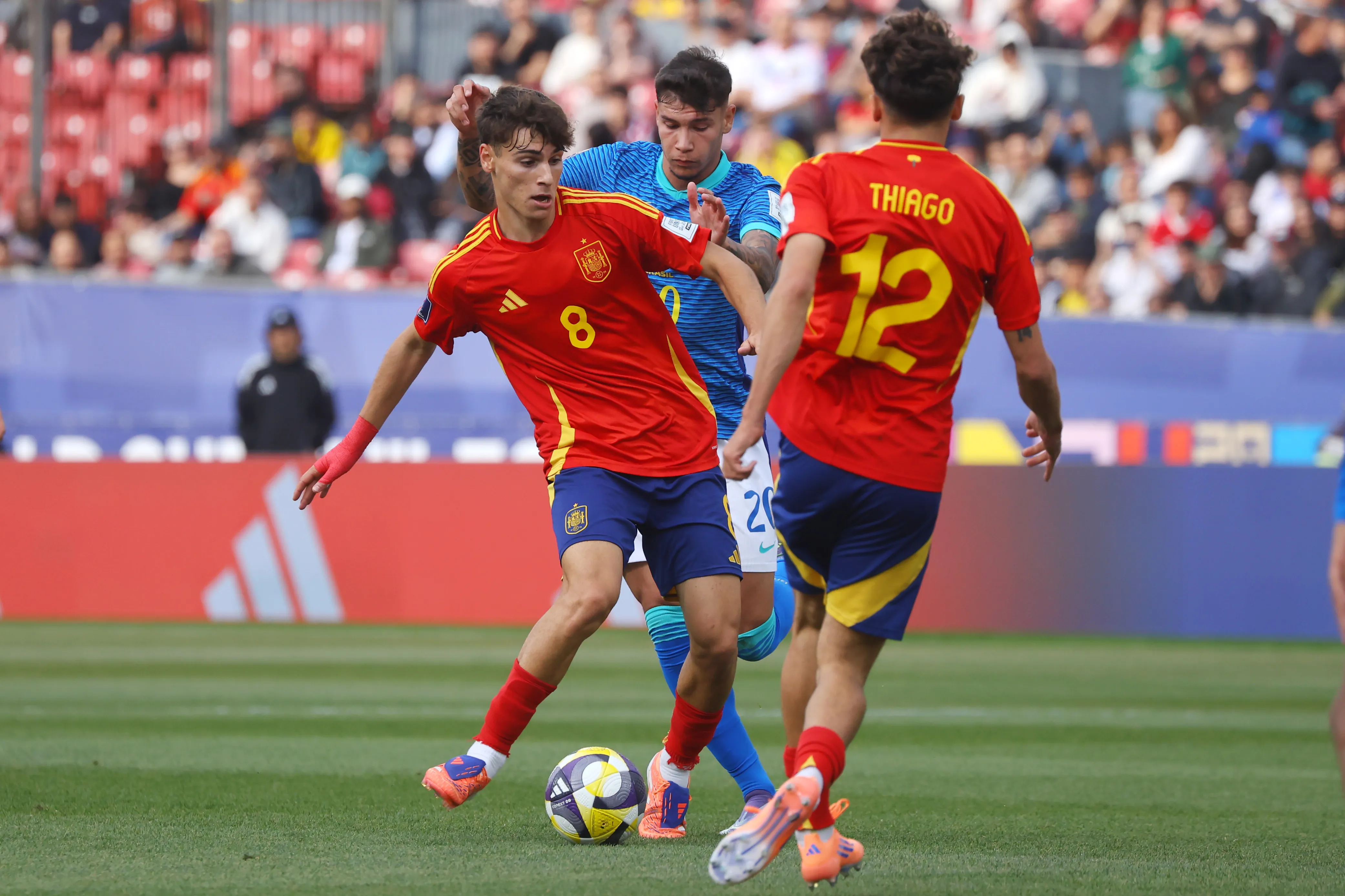 Rodrigo Mendoza brilló en el Mundial Sub 20 realizado en nuestro país hace unos meses. | Foto: Photosport.