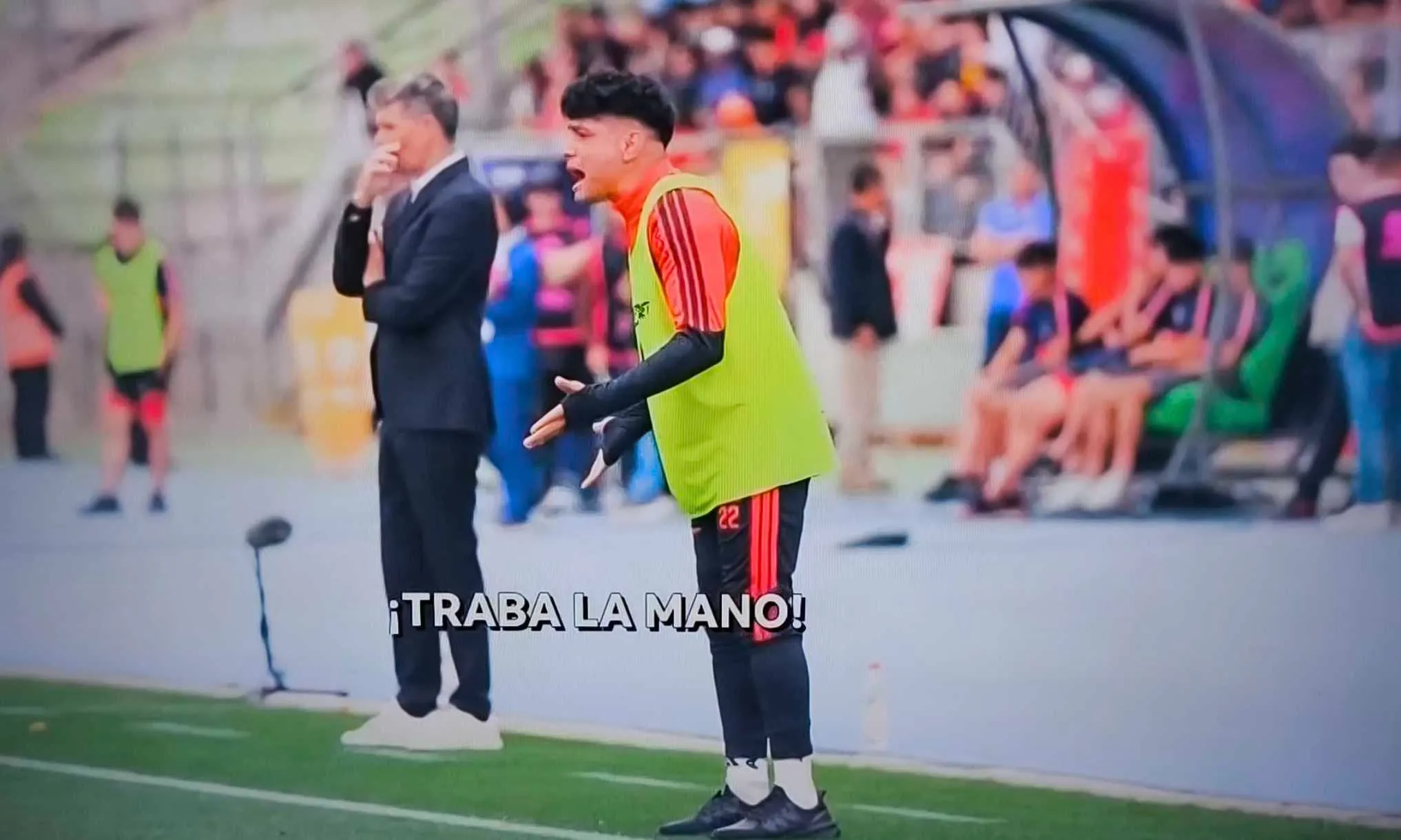 Claudio Aquino retó en más de una ocasión a Jonathan Villagra. Captura TNT Sports