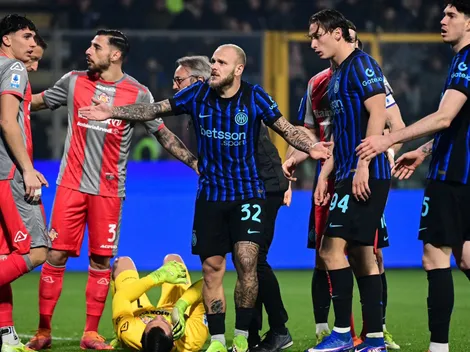 ¿Para cuándo en Chile? Sancionan al Inter por petardo contra arquero rival