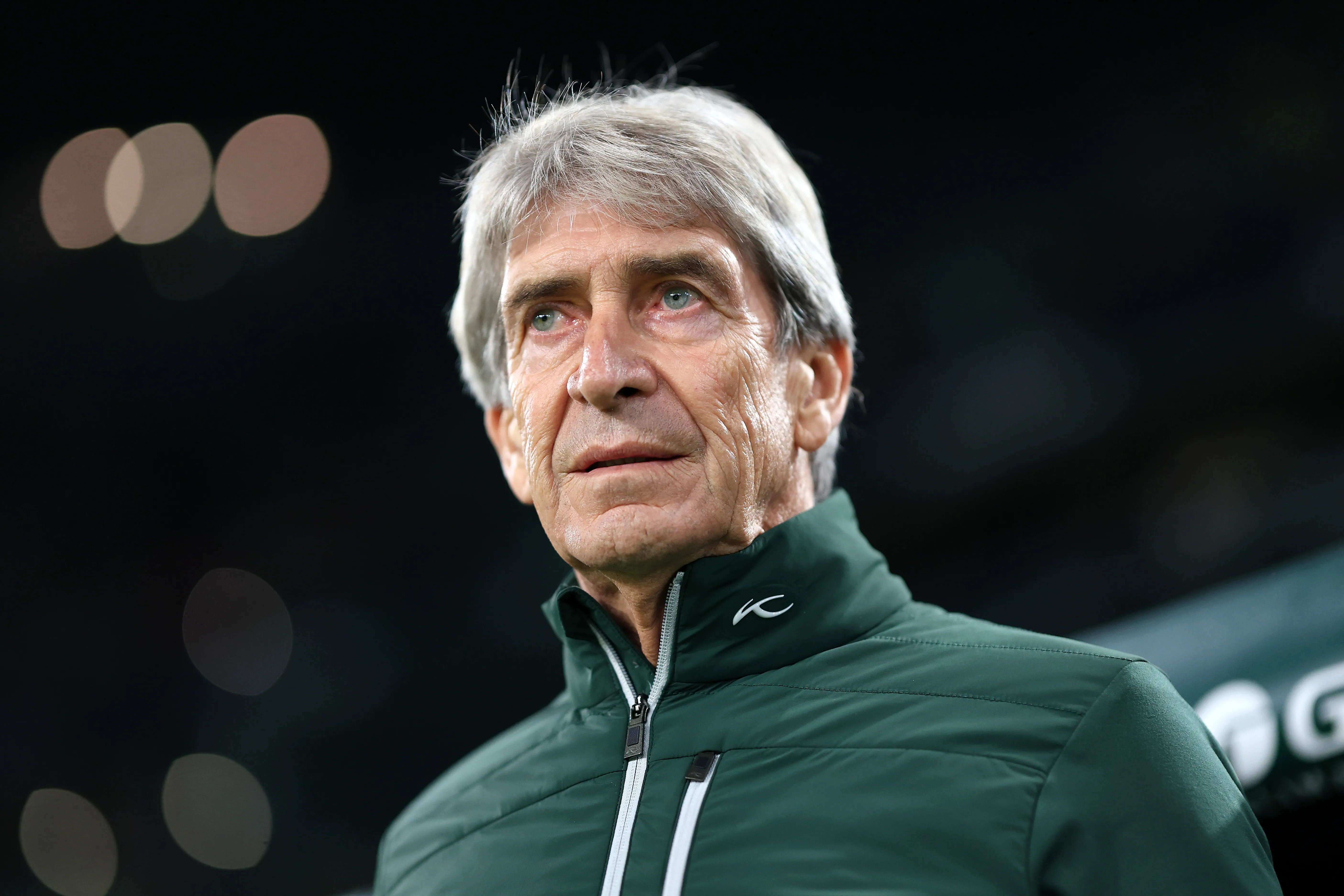 Manuel Pellegrini tuvo su primera conversación con Álvaro Fidalgo. (Fran Santiago/Getty Images).