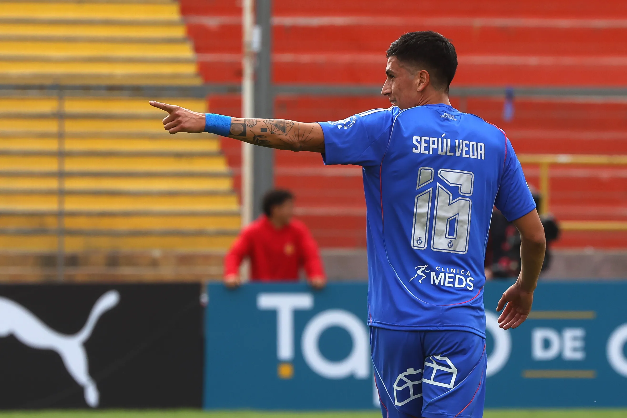 Matías Sepúlveda encantó a Marcelo Jorquera por su nivel en la U de Chile. (Jonnathan Oyarzun/Photosport).