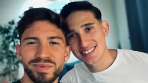 Matías Ferrari junto a Felipe Loyola