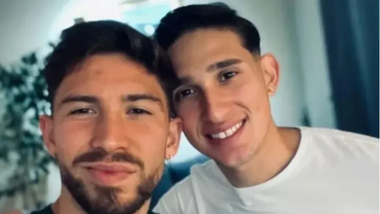 Matías Ferrari junto a Felipe Loyola