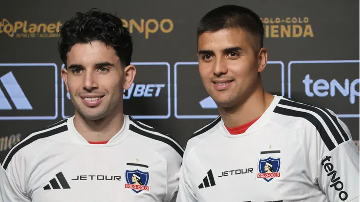 Lautaro Pastrán y Álvaro Madrid fueron presentados en Colo Colo.