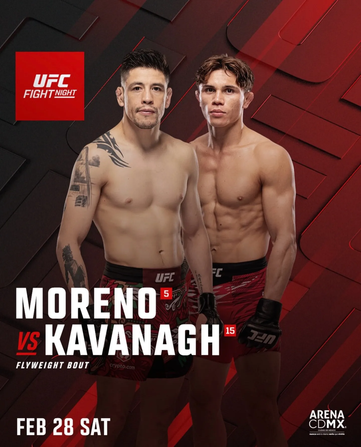 Lone’er Kavanagh será el nuevo rival de Brandon Moreno en UFC CDMX. (Foto: UFC)