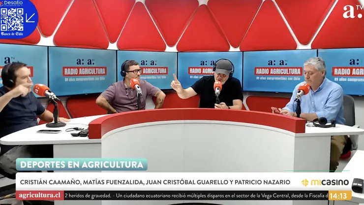 Cristián Caamaño se descargó en Radio Agricultura