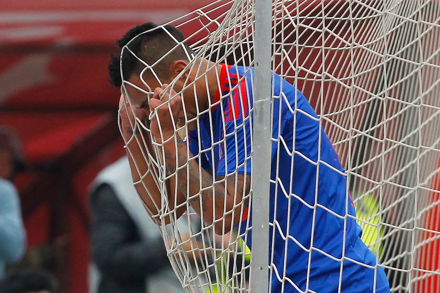 Juan Leiva en la Universidad de Chile: jugó 17 partidos, anotó un gol y dio una asistencia. (Ramon Monroy/Photosport).