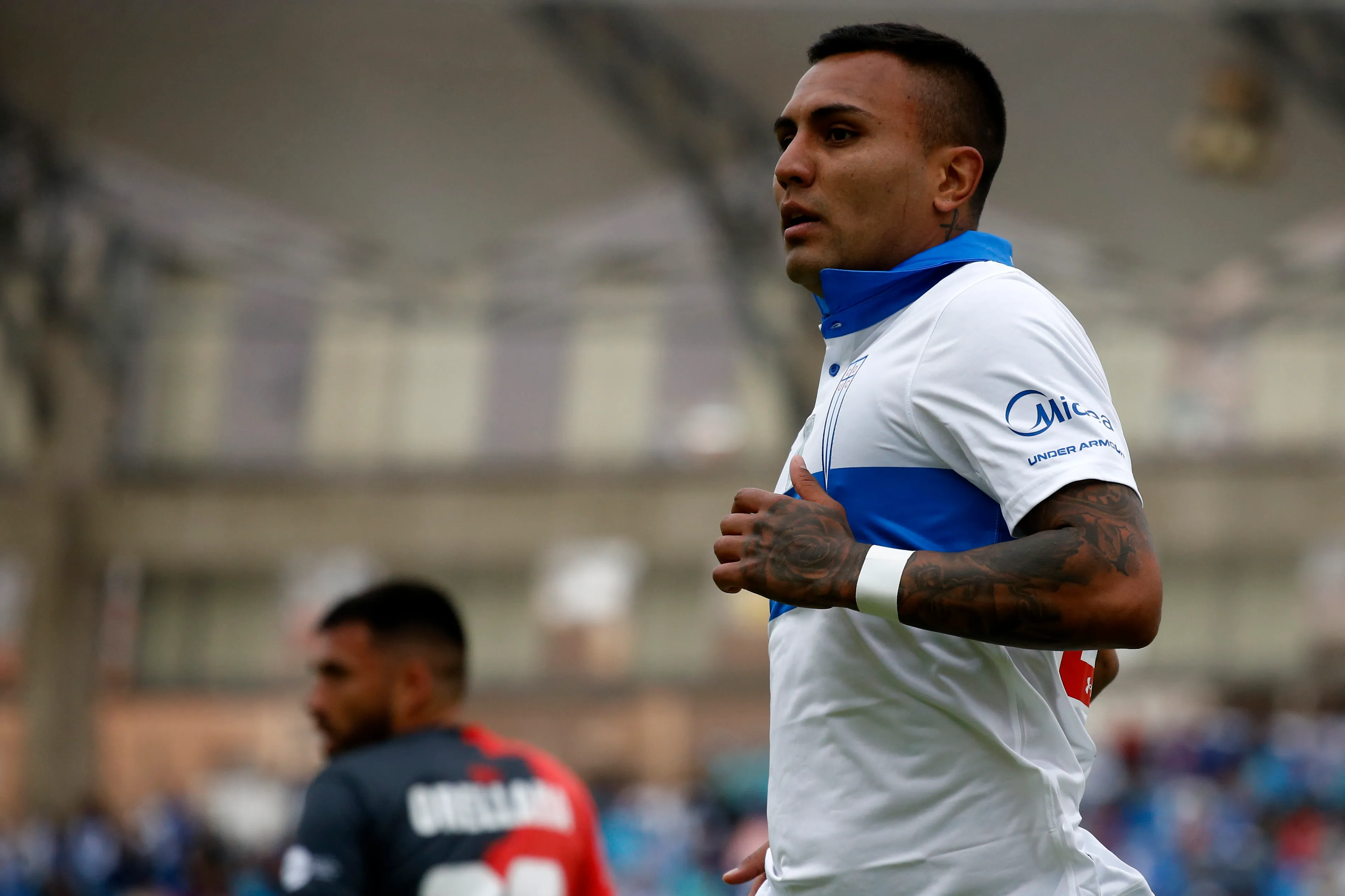 Juan Leiva disputó 65 partidos en Universidad Católica. (Andres Pina/Photosport).