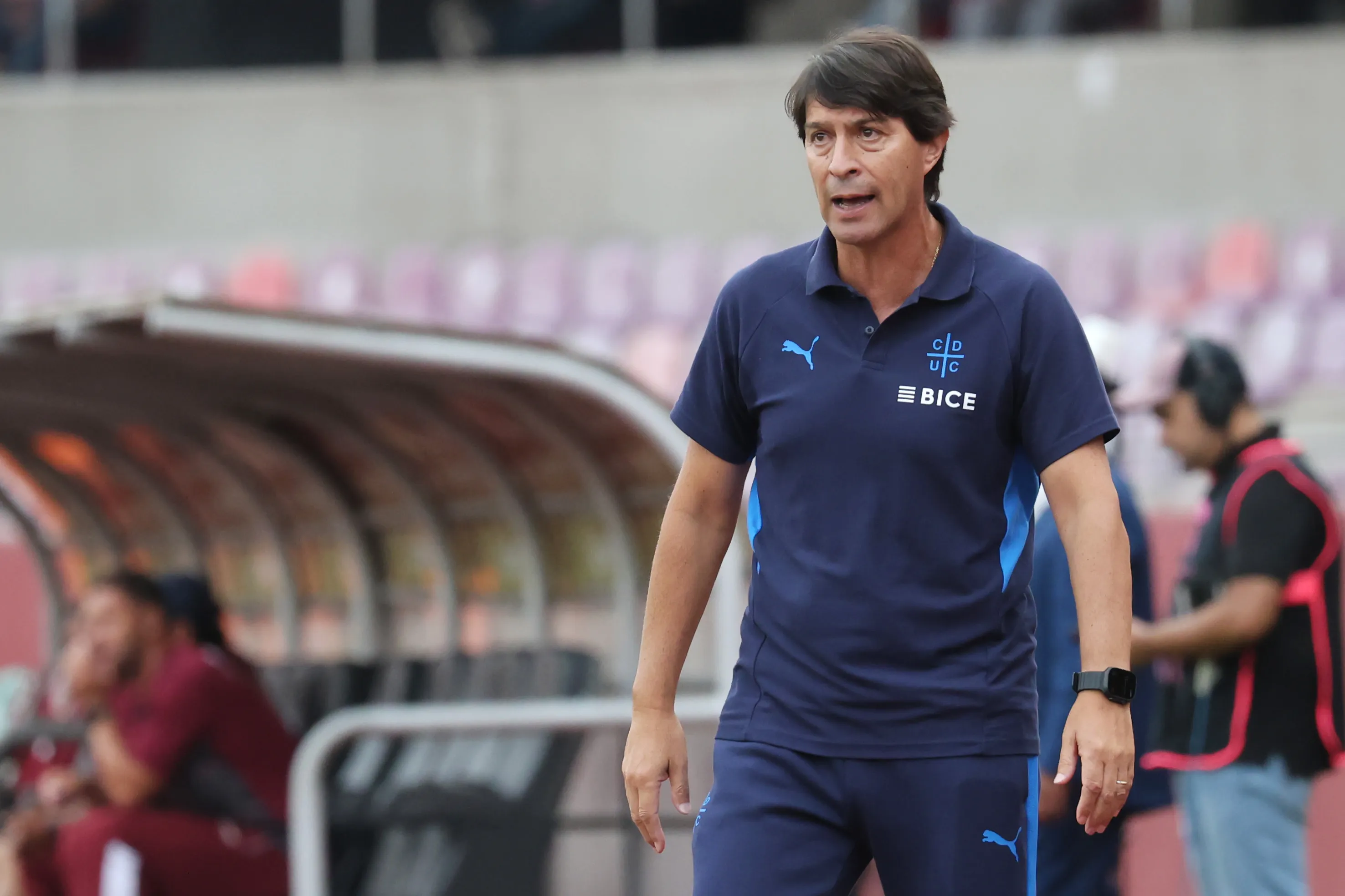 Daniel Garnero en el estadio La Portada ante La Serena. (Dragomir Yankovic/Photosport).