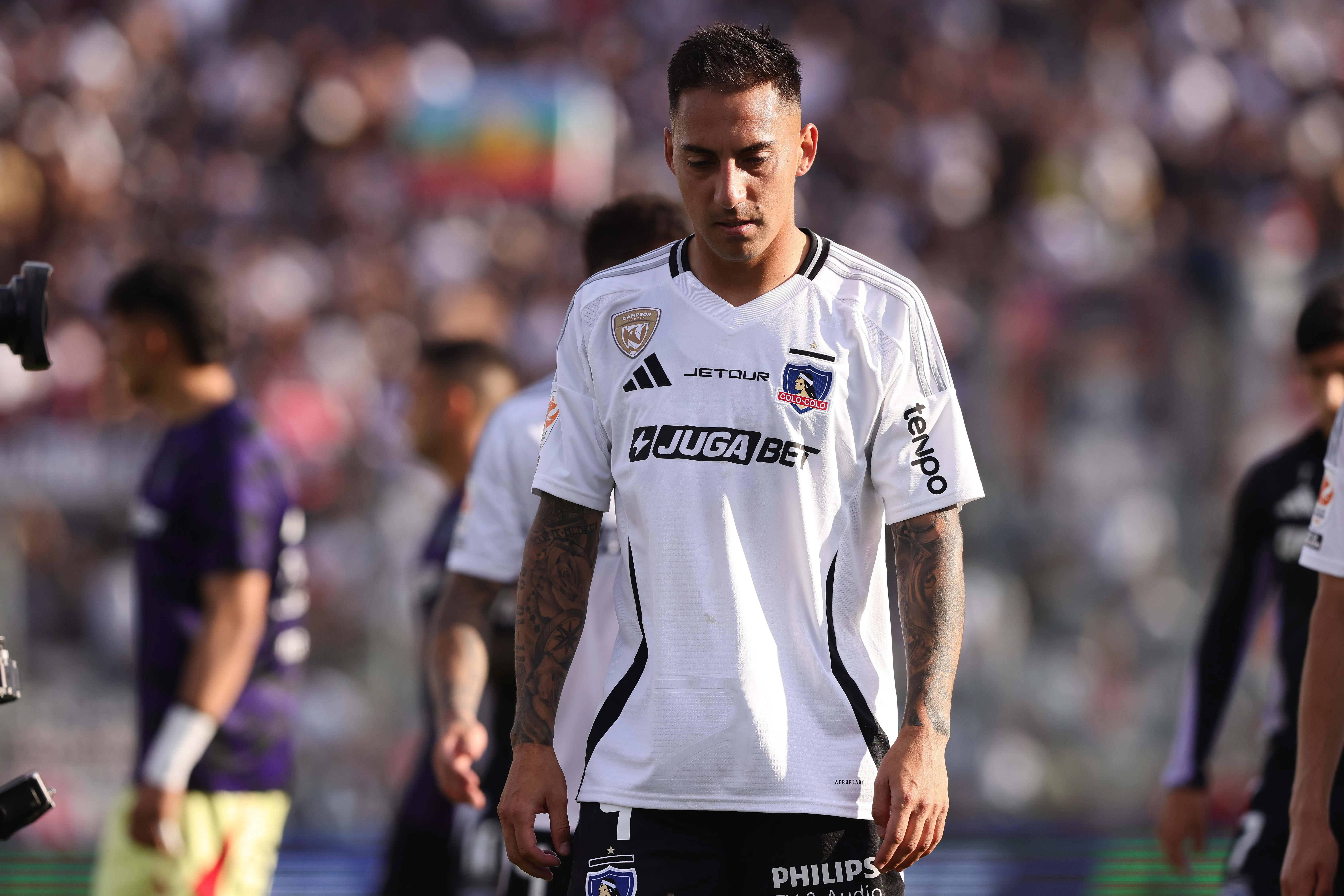 17 goles marcó Javier Correa el 2025 con Colo Colo. (Foto: Felipe Zanca/Photosport)