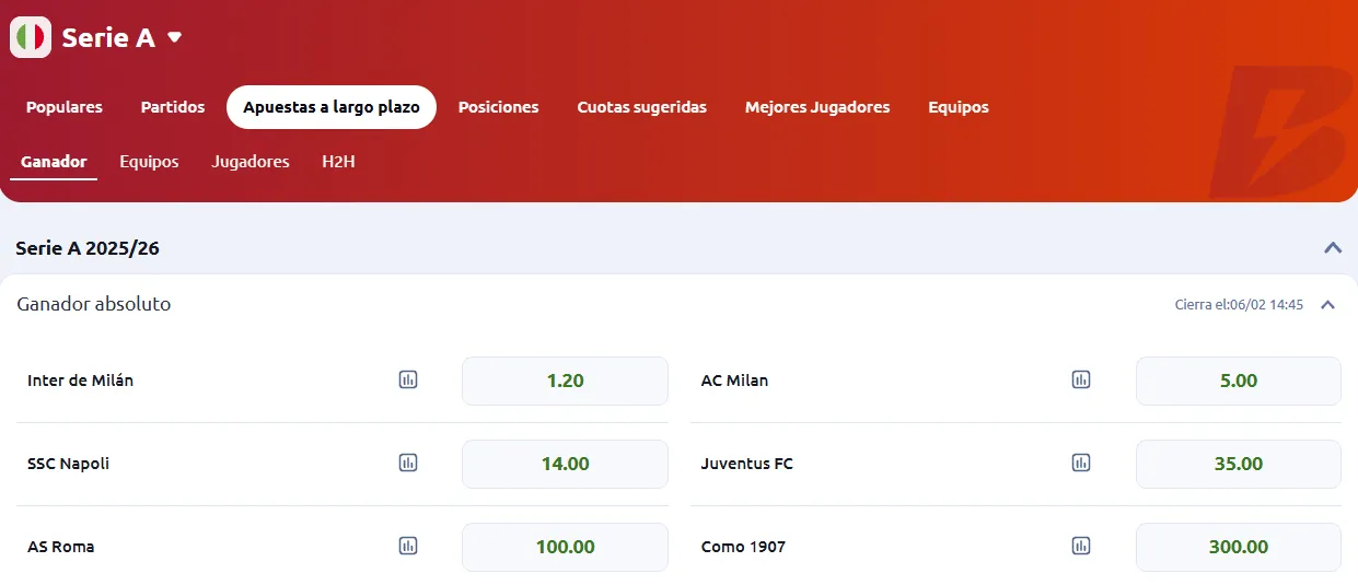 apuestas serie a
