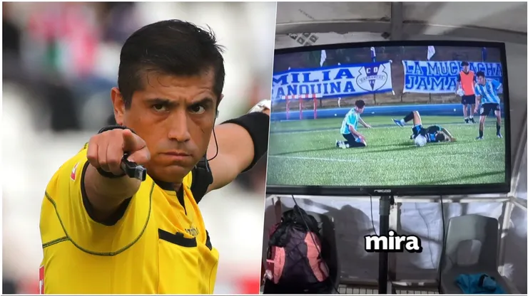 Benjamín Saravia dirigió una final de fútbol amateur con mucha tecnología