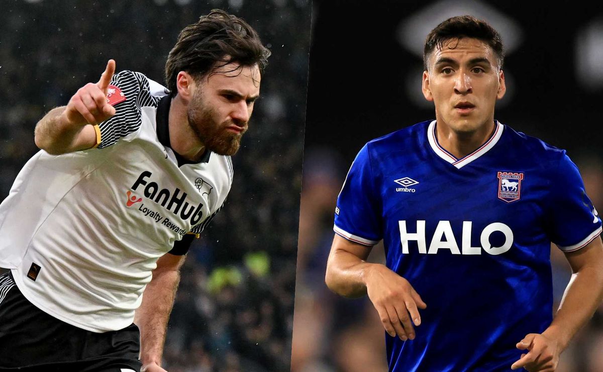 Derby County vs Ipswich Town: Horario y dónde ver el duelo de chilenos entre Brereton y Marcelino
